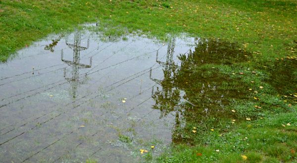Flooded Yard Drainage Installation in Hudson