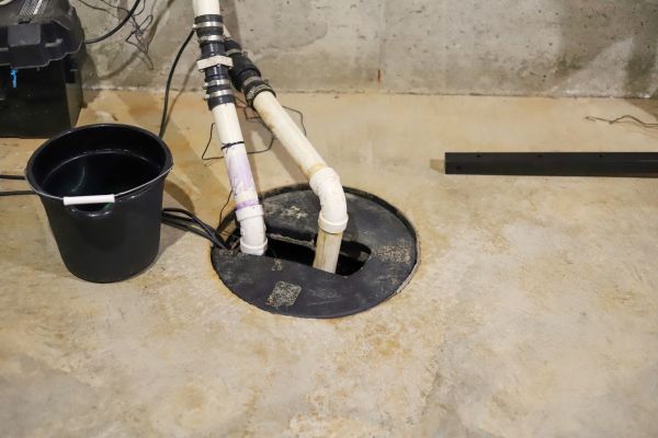 Basement Drainage Installation in Hudson