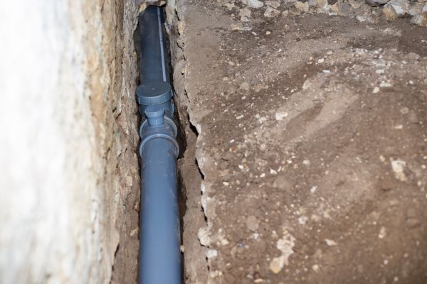 Drain Line Installation in Hudson