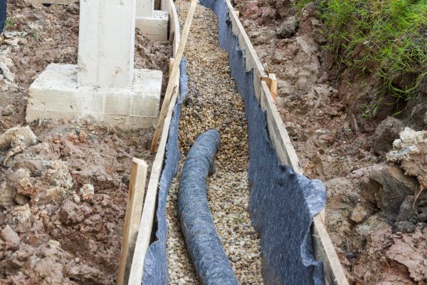 French Drain Installation in Hudson