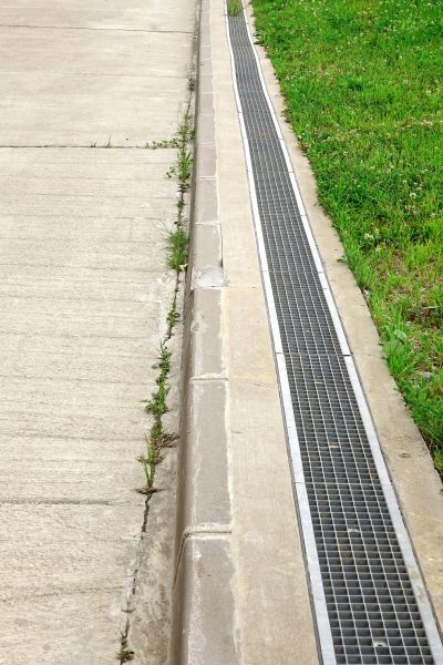 Concrete Drain Installation in Hudson